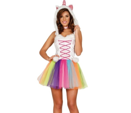 Costume Unicorno Sexy Arcobaleno