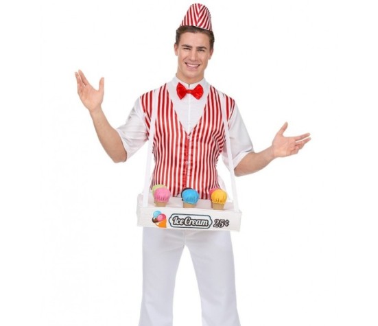 Costume Cameriere Drive In Anni 50