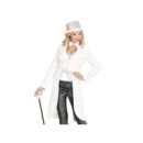 Costume Showgirl Frac Bianco Donna