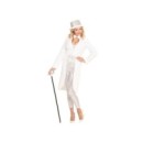 Costume Showgirl Frac Bianco Donna