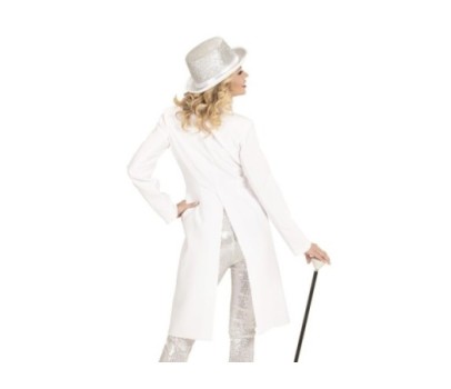 Costume Showgirl Frac Bianco Donna