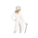 Costume Showgirl Frac Bianco Donna