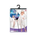 Costume Showgirl Frac Bianco Donna